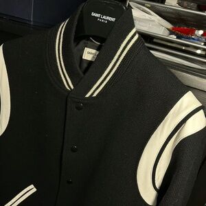 Saint Laurent Mens Teddy Bomber jacket sz.44